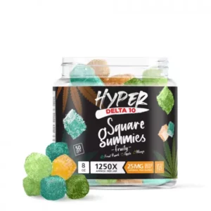 Hyper Delta-10 Square Gummies - Fruity - 1250X_5