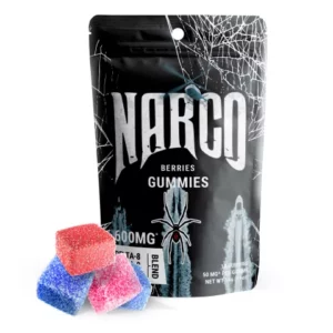 Narco Berries Gummies - Delta 9, Delta 8, Delta 10 Blend - Pure Blanco - 600MG_1
